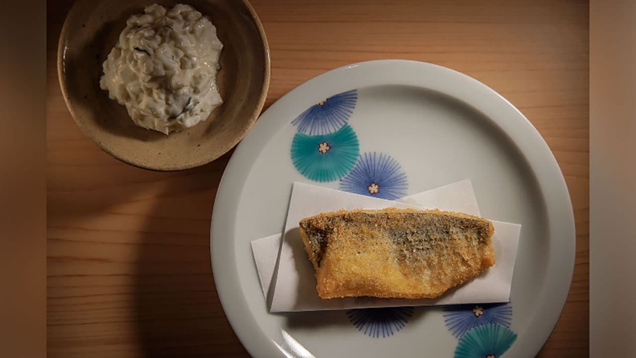 フライと自家製タルタルソース